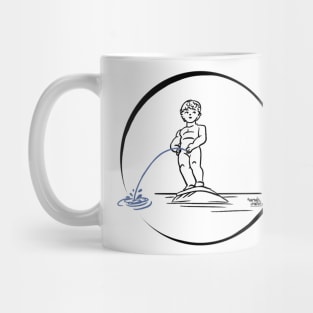 Brussels - Little pissing man Mug